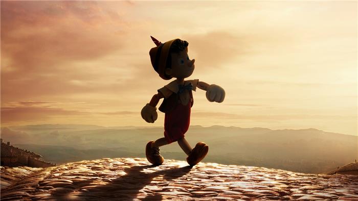 Pinocchio Disney slipper teaser trailer for live-action-remake med hovedrollen Tom Hanks