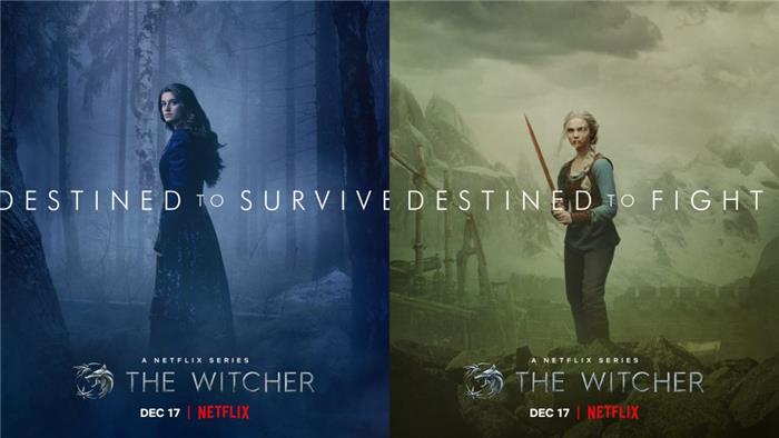 The Witcher Yennefer og Ciri fikk sine egne sesong 2 -plakater