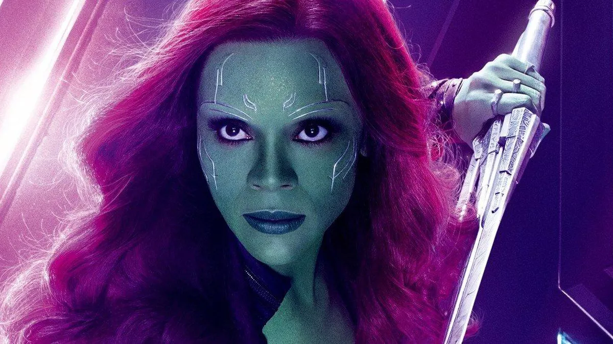 Guardianes de la galaxia vol. Zoe Saldana de 3 estrellas comparte la imagen BTS de Gamora