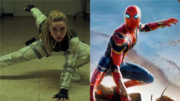 Tom Holland et Florence Pugh ont l'idée de croix Spider-Man / Yelena Belova