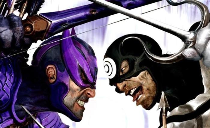 Hawkeye vs Bullseye qui gagnerait?