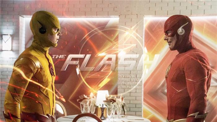 Flash -salgsfremmende bilder for 'Armageddon Part 4' viser Barry Allen i omvendt flash -drakt