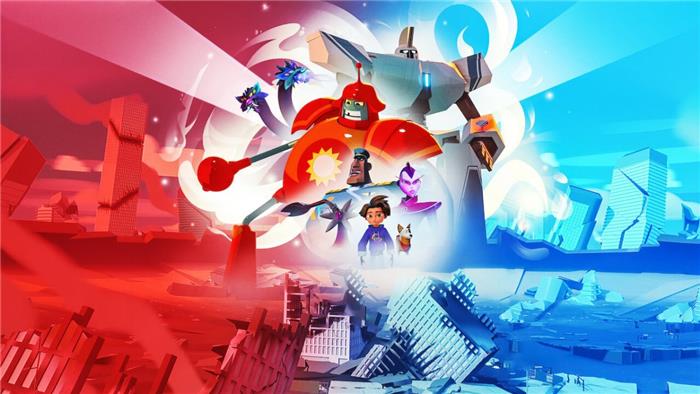 'Super Giant Robot Brothers' Robôs gigantes e monstros gigantes proporcionam uma ótima série de animação
