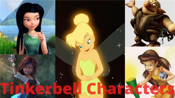 Todos os 10 principais caracteres do Tinker Bell a lista completa