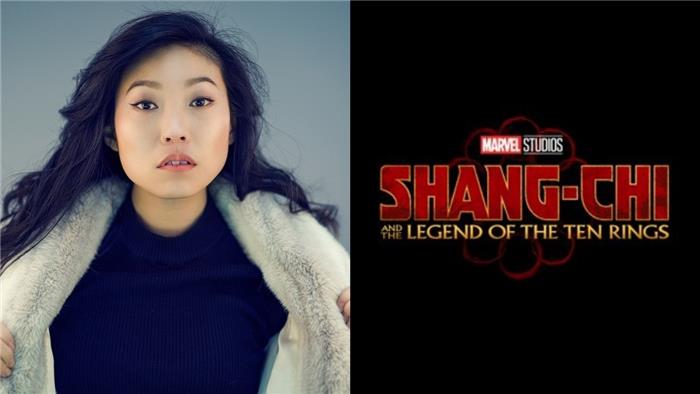 Shang Chi und verrückte reiche asiatische Schauspielerin Awkwafina Adresse Blaccent und Aave Kritik