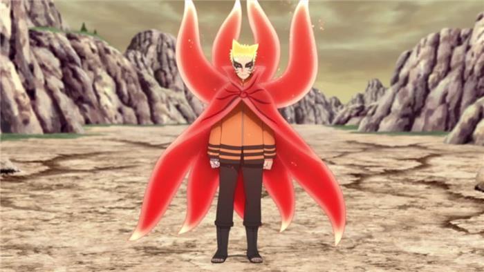 Em que episódio Naruto usa o modo baryon?