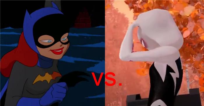 Batgirl vs. Spider Gwen, der gewinnen würde?