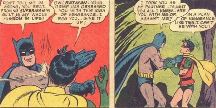 Pourquoi Batman a-t-il giflé Robin?