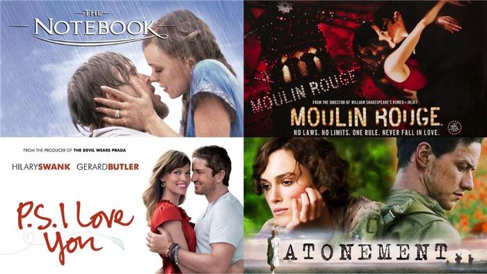 Las 10 mejores películas románticas de los 10 mejores 10 años que tienes que ver