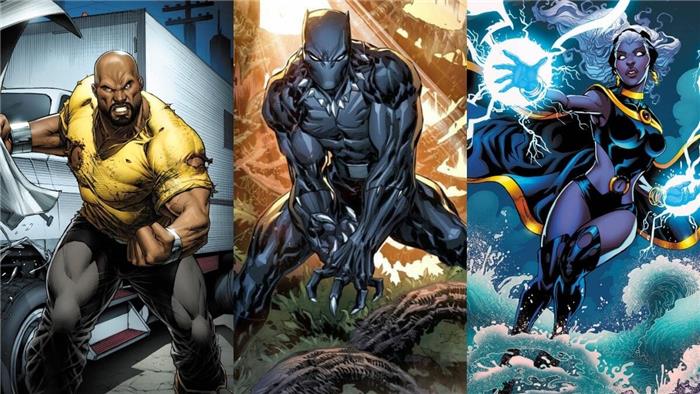 10 melhores super -heróis negros da Marvel de todos os tempos