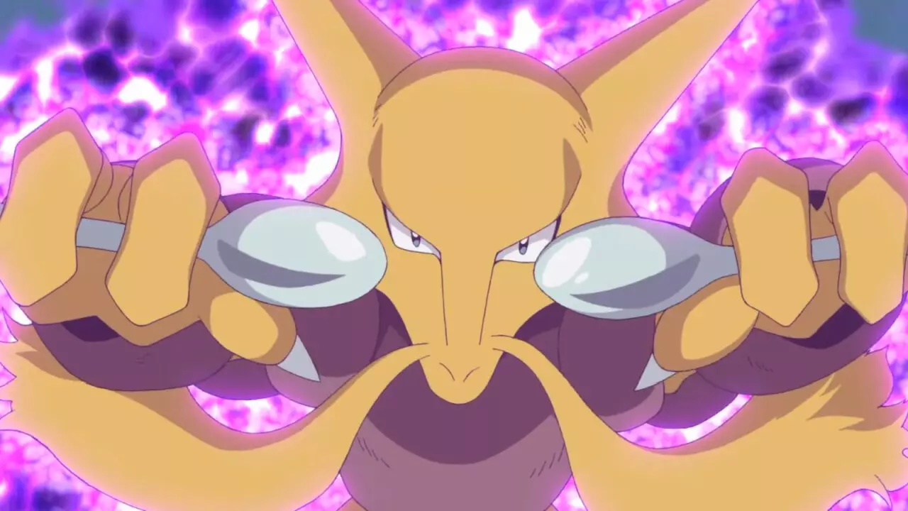 Alakazam Best Moveset, Fraquezas e contadores, estatísticas e evolução