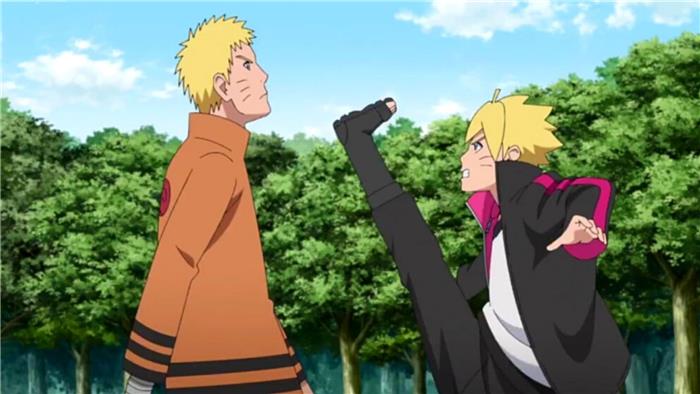 Naruto vs. Boruto som ville vinne i en kamp?