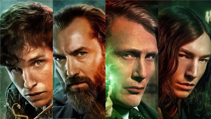 Posters de personagens de bestas fantásticas para 'os segredos de Dumbledore' oficialmente revelados