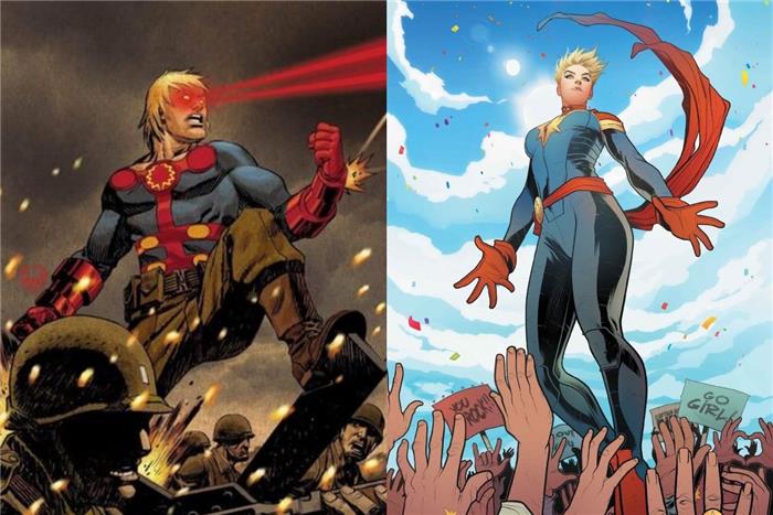 Ikaris vs Captain Marvel, który wygrałby?