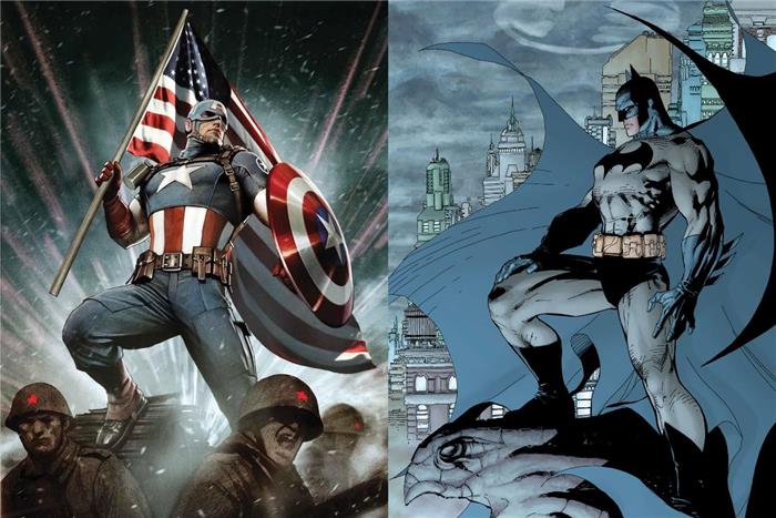 Batman gegen Captain America, der gewinnen würde?