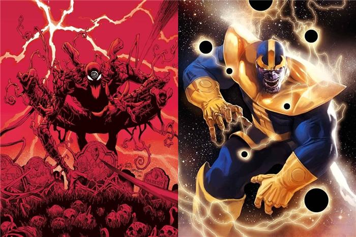 Carnage vs Thanos que venceria?