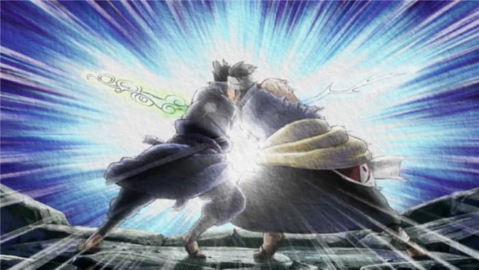 In che episodio combatte Sasuke Danzō?