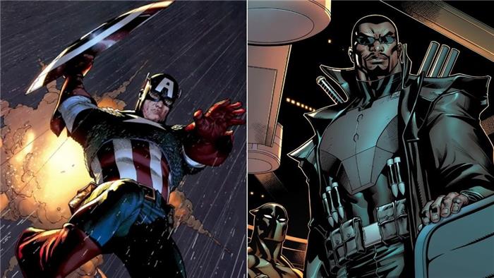 Blade vs Captain America que ganaría?