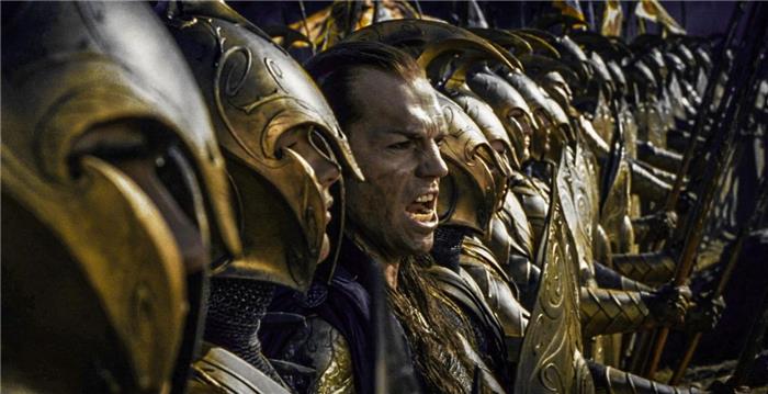 O que Elrond diz durante a batalha da última aliança?