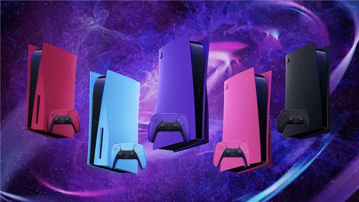 Sony reveló nuevas cubiertas de consola PlayStation 5 en diferentes colores