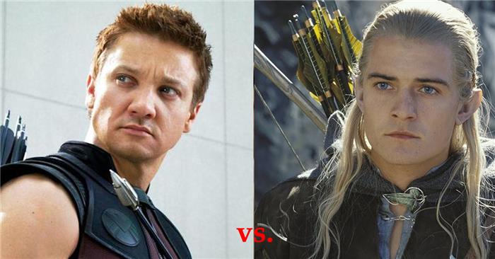 Hawkeye vs. Legolas som ville vinne og hvorfor?