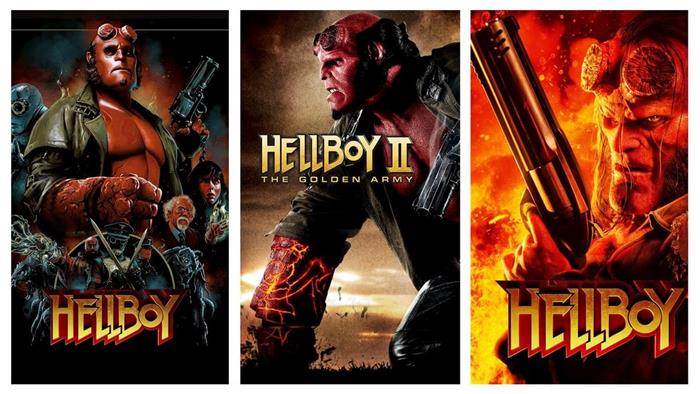 Wszystkie 3 filmy Hellboy w porządku