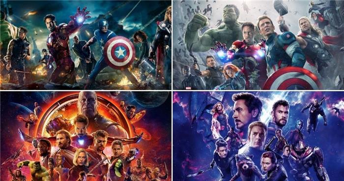 Marvel -filmer for alle topp 10 MCU -filmer kronologisk