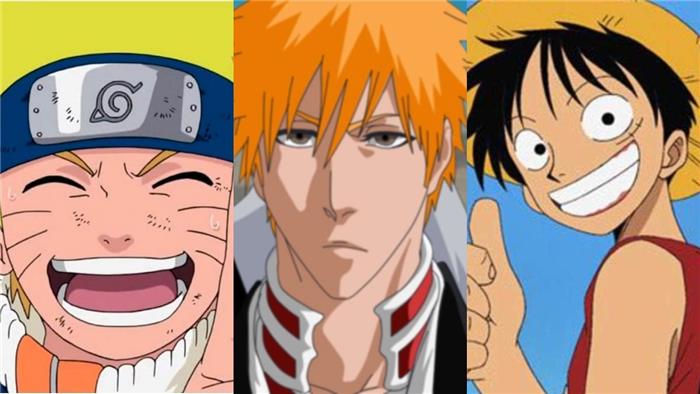 Naruto vs. Luffy vs. Ichigo que é o mais poderoso dos três?