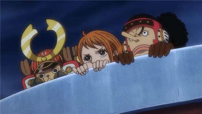 One Piece Characters 'aldre før og etter timeskip