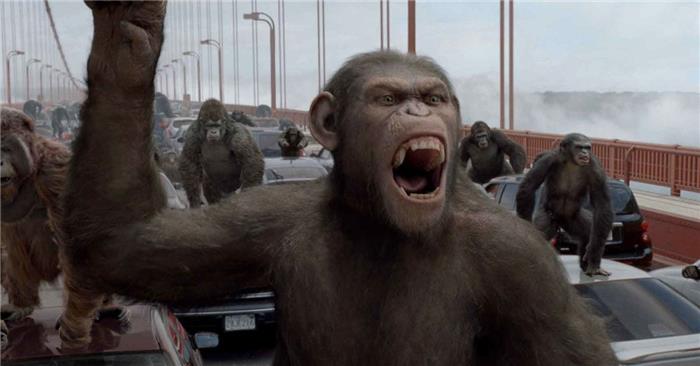 Filmes do Planeta dos Macacos para a melhor ordem de relógio