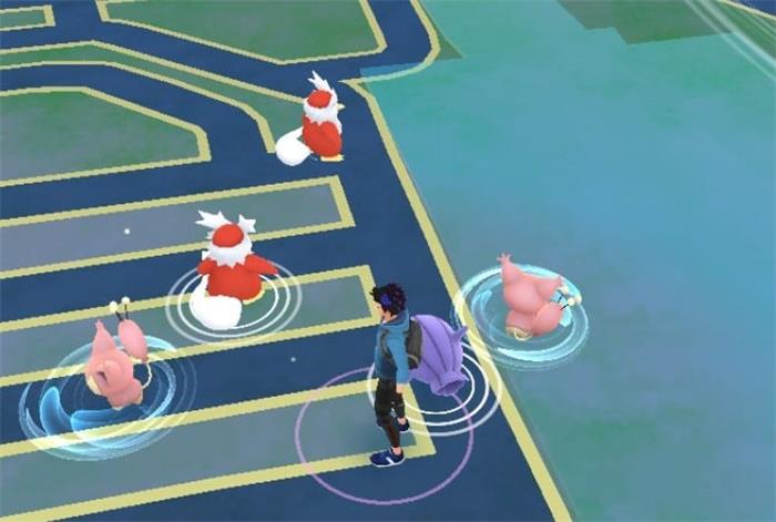 Pourquoi des Pokémon ont-ils un tourbillon bleu autour d'eux à Pokémon Go?