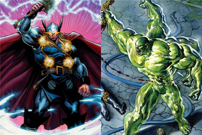 Space Punisher Hulk vs Rune King Thor che avrebbe vinto?