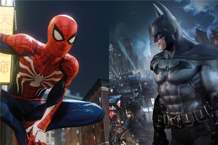 Spider-Man vs. Batman Arkham Knight hvilket spill er bedre?