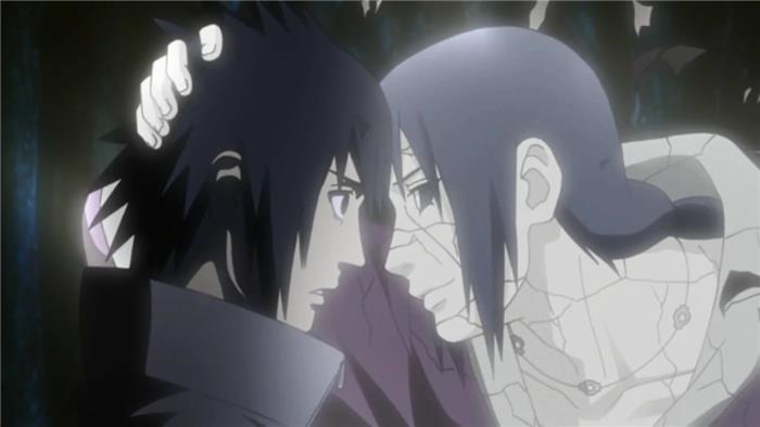 Was sagte Itachi zu Sasuke in Naruto Shippuden, bevor er starb?