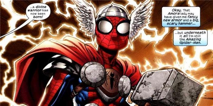 Can Spider-Man podnosi mjolnir?