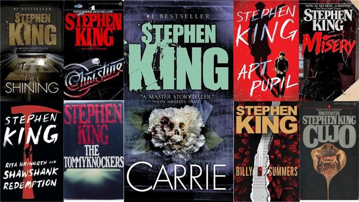 Alle topp 10 Stephen King -bøker i orden inkludert noveller