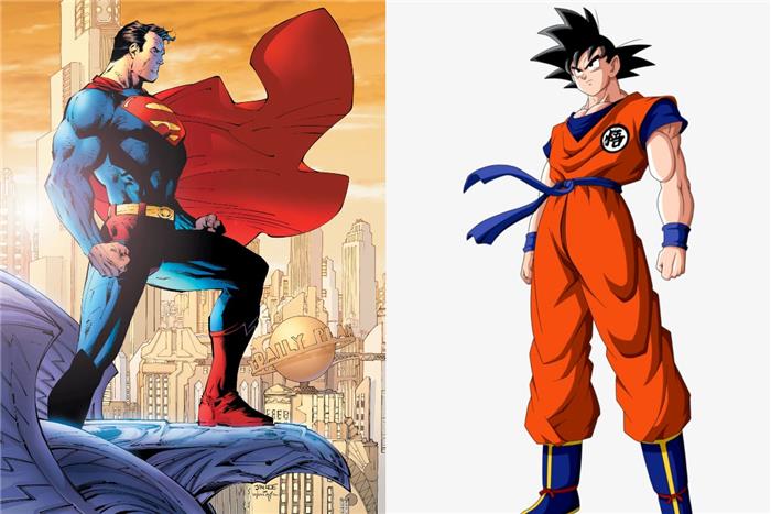 Goku vs Superman Super Saiyan ou Man of Steel, qui gagnerait?