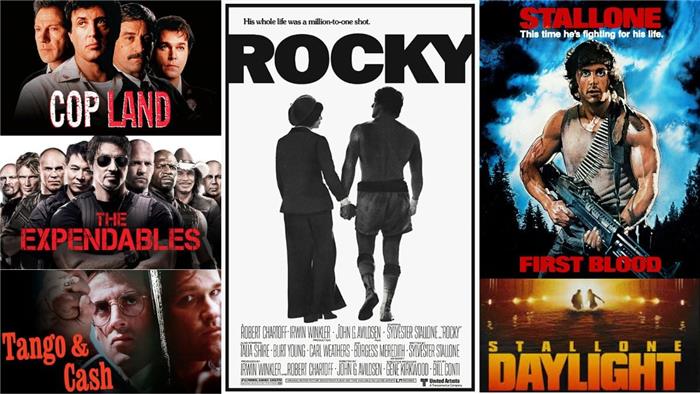 Alle Top 10 Sylvester Stallone -Filme in Ordnung