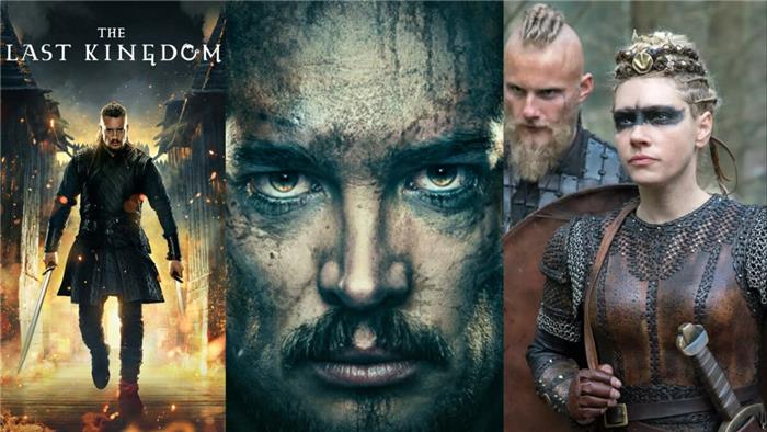 'Vikings' & 'The Last Kingdom' Ordem de relógio, incluindo 'Seven Kings Must Die'