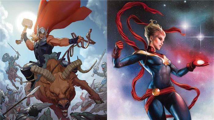 Captain Marvel vs. Thor, der gewinnen würde und warum?