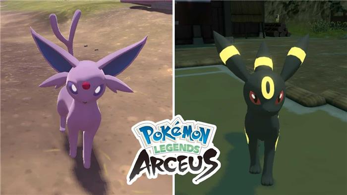 Como evoluir Eevee para Umbreon e Espeon em Pokémon Legends Arceus?