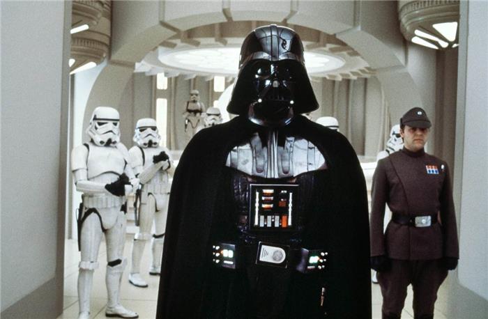 Qual era a classificação de Darth Vader em Guerra nas Estrelas?