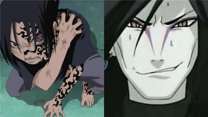 ¿Cuál es la marca de maldición en sasuke??