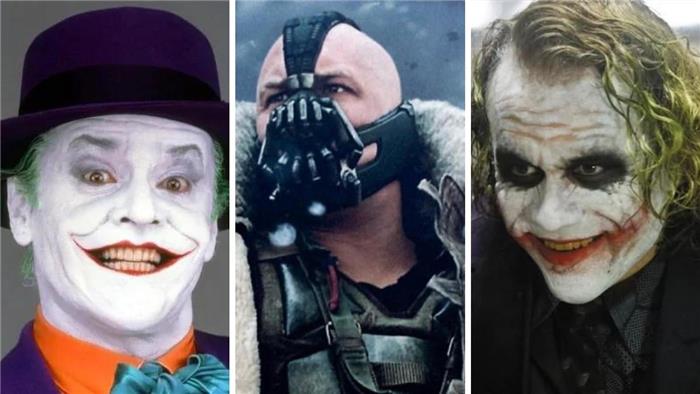 Alle topp 10 Batman -filmskurker