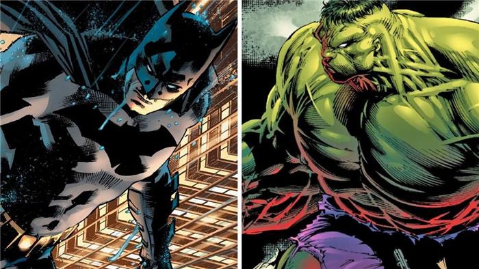 Batman vs. O hulk que vai vencer em uma luta?
