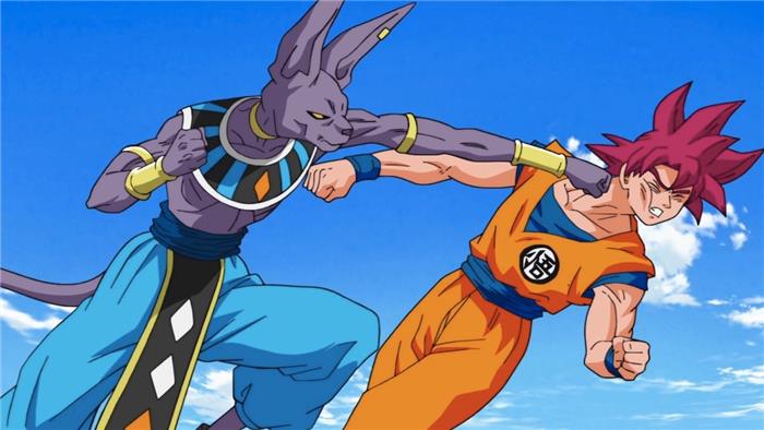 Combien de pouvoir Beerus a-t-il utilisé contre Goku pour le vaincre?