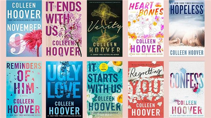 Los 10 mejores libros de Colleen Hoover, clasificados