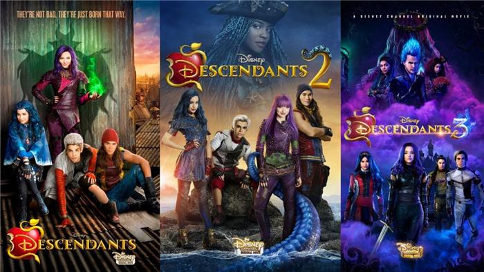 Tous les 3 films descendants dans l'ordre