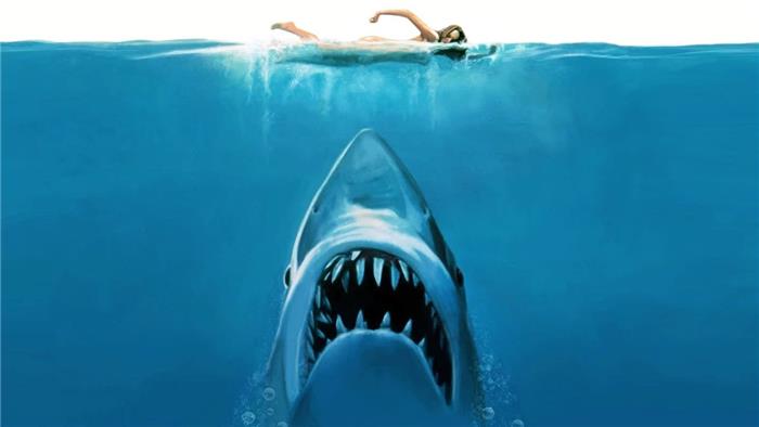 Alle 4 Jaws -Filme, einschließlich Rückblicke