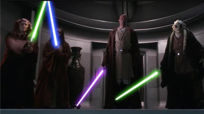 Star Wars qui est la couleur du sabre laser la plus puissante?